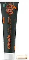 ORGÂNICO NATURAL Creme Dental Natural com Extratos de Cravo, Cúrcuma e Melaleuca - Pasta de Dentes Sem Flúor e Químicas Desnecessárias - Frescor Prolongado - Vegano - 80g