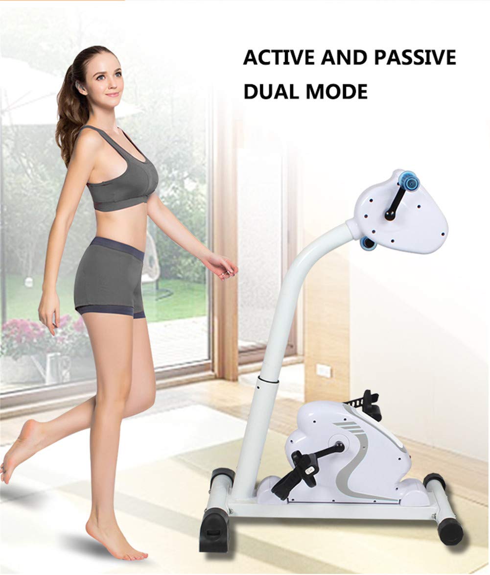 Elektryczny Rower Treningowy Dla Seniorów, Elektroniczny Rower Do Fizjoterapii I Rehabilitacji, Z Pedałami, Z Silnikiem, Do Ćwiczeń Ramion/Nóg, Regulowany Opór, Wyświetlacz Lcd