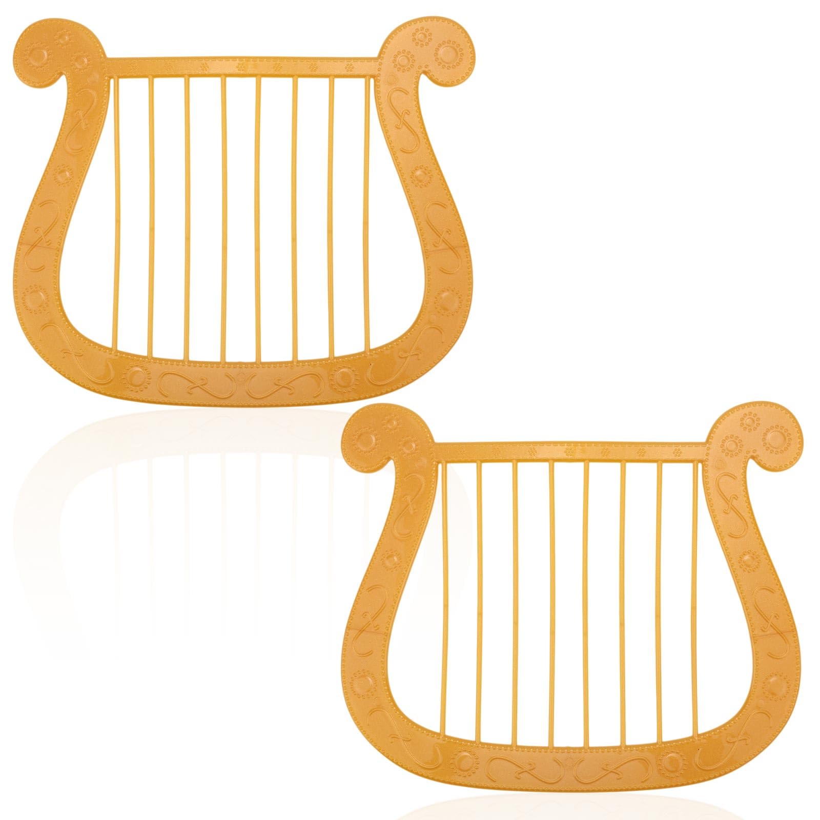 【極上品】ANGEL HARP PAG.PROMOTION 28弦 2pcs Angel Harp Prop, Plastic Lyre Harp for Halloween & Christmas