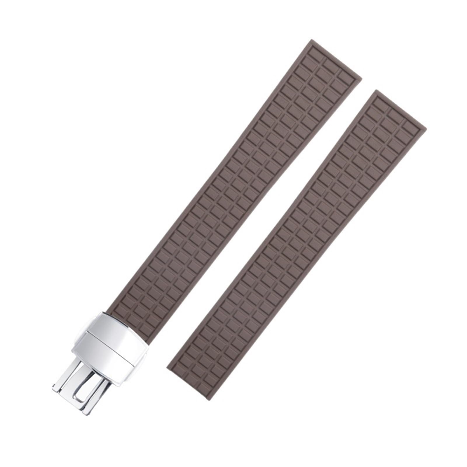 para Correa 5067A-001 Correa de Reloj de Caucho fluorado Suave de 19 mm