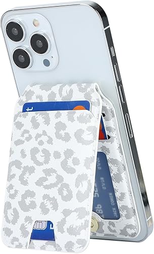 Miniatura 7 de Cavor Compatible con Magsafe - Cartera magnética para iPhone 1716 Pro Max14 Pro1514 Plus1312 MagSafe, crédito para iPhone 151312, color blanco