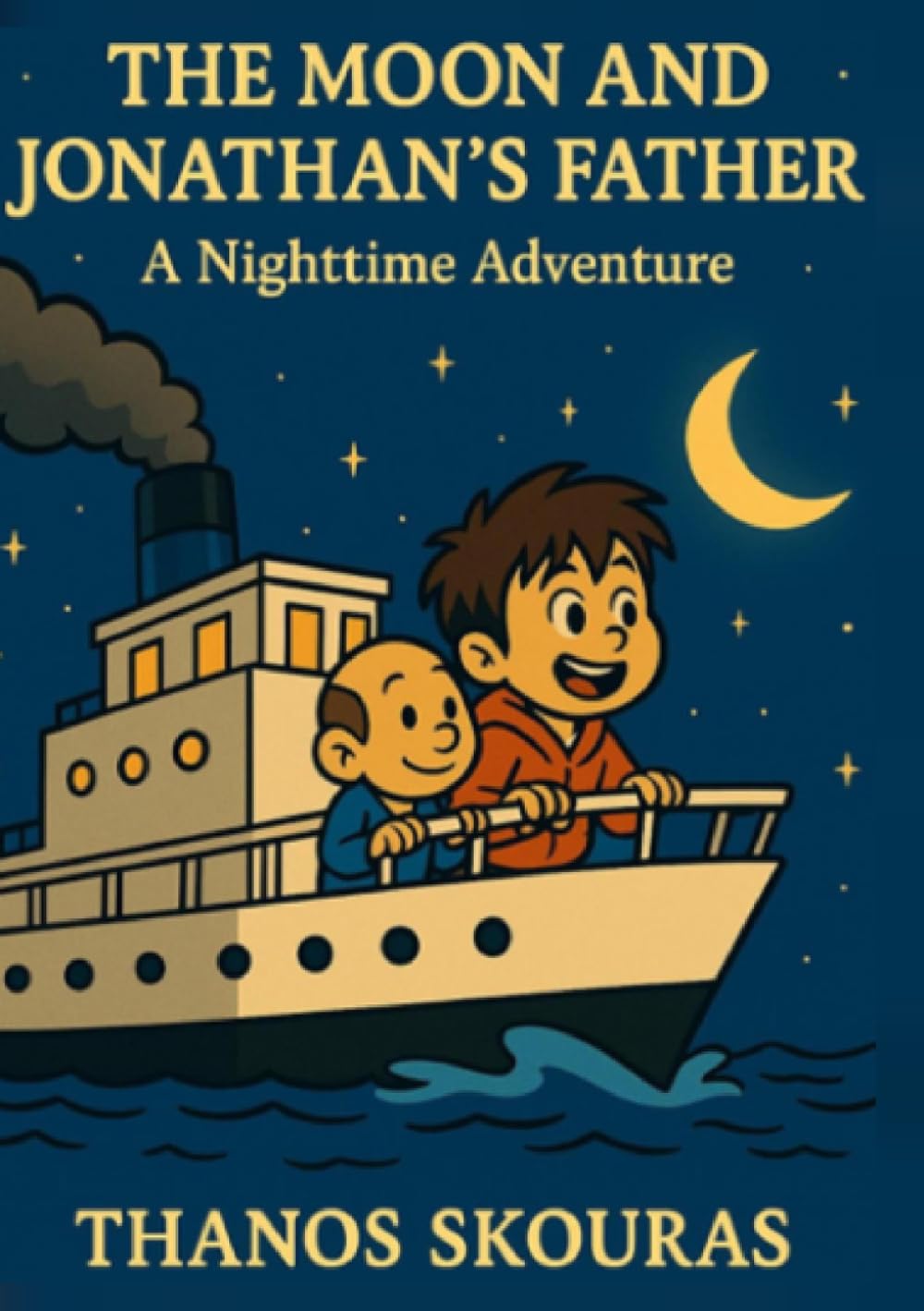 The Moon and Jonathan’s father: A Nighttime Adventure