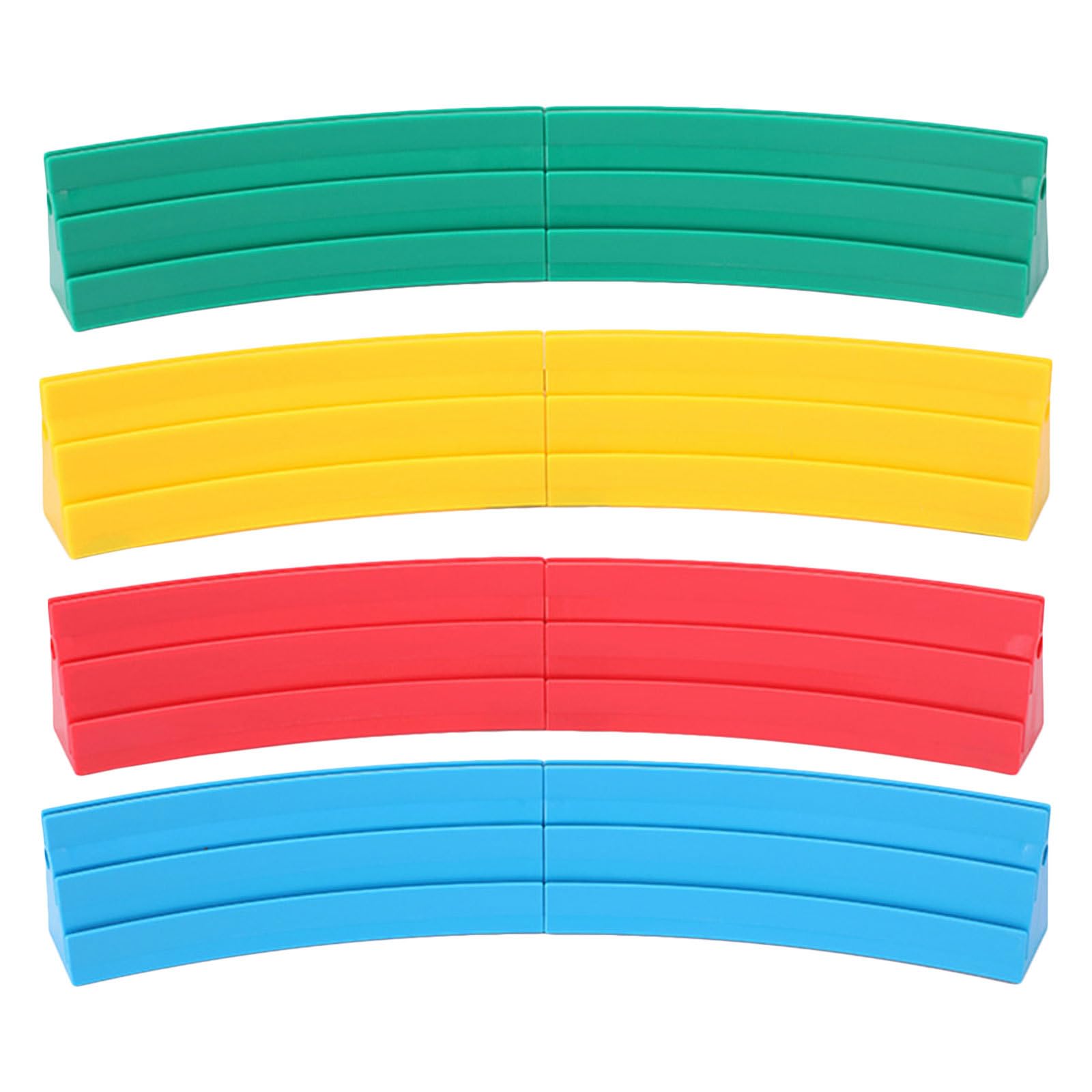 Luxshiny Porta carte da gioco in plastica per 4 paia di carte, supporto per