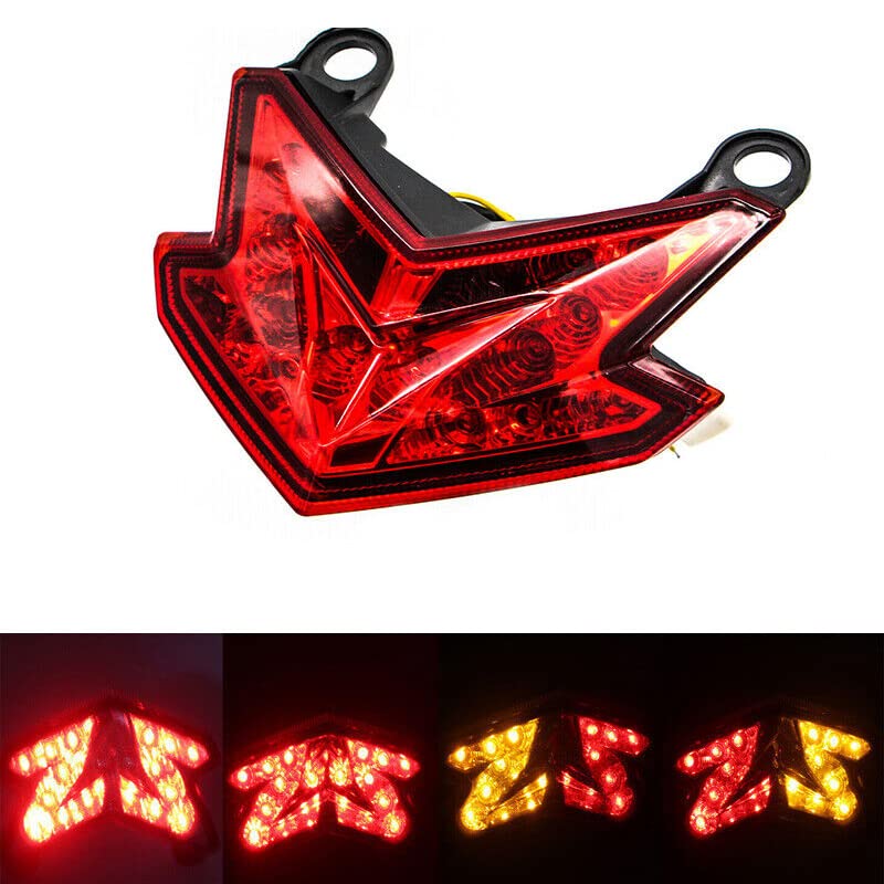 ciciTree Red Lens LED Turn Signal Brake Tail Light compatible for