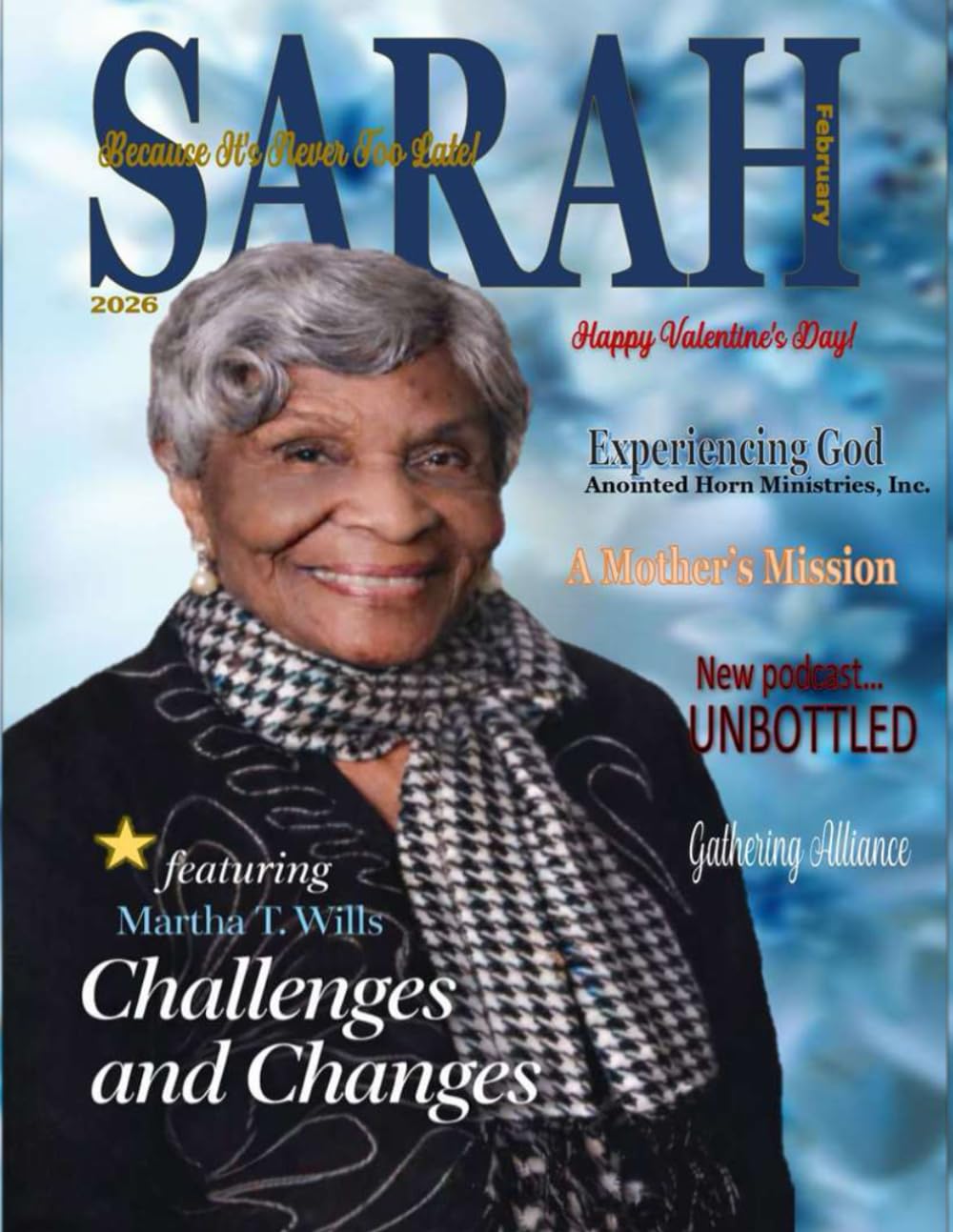 SARAH: Because It's Never Too Late!