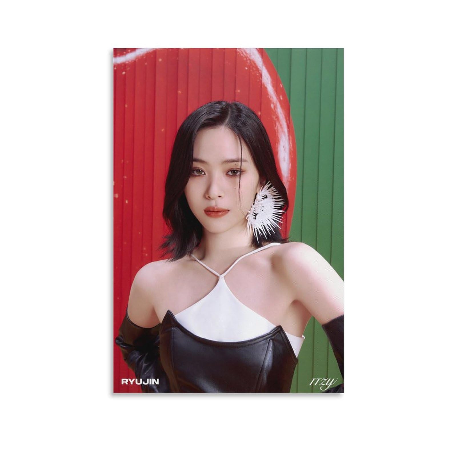 Generic RYUJIN ITZY Japan 1st Album RINGO Korea KPOP ARTIST ARTIST IDOLS Canvas Art Poster And Wall Art Picture Print Modern Family Bedroom Decor Posters 08x12inch(20x30cm), Unframe-style