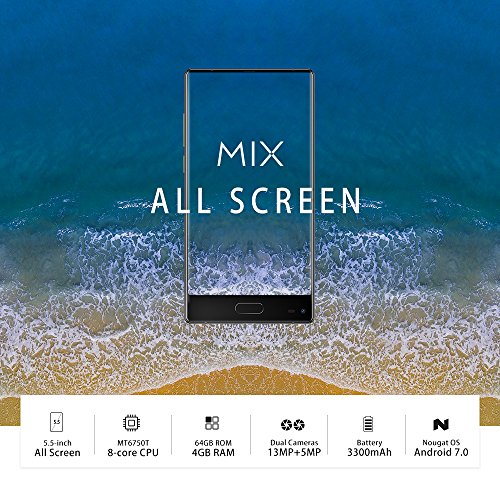 Ulefone MIX Smartphone 4G Android 7.0 (MTK6750T