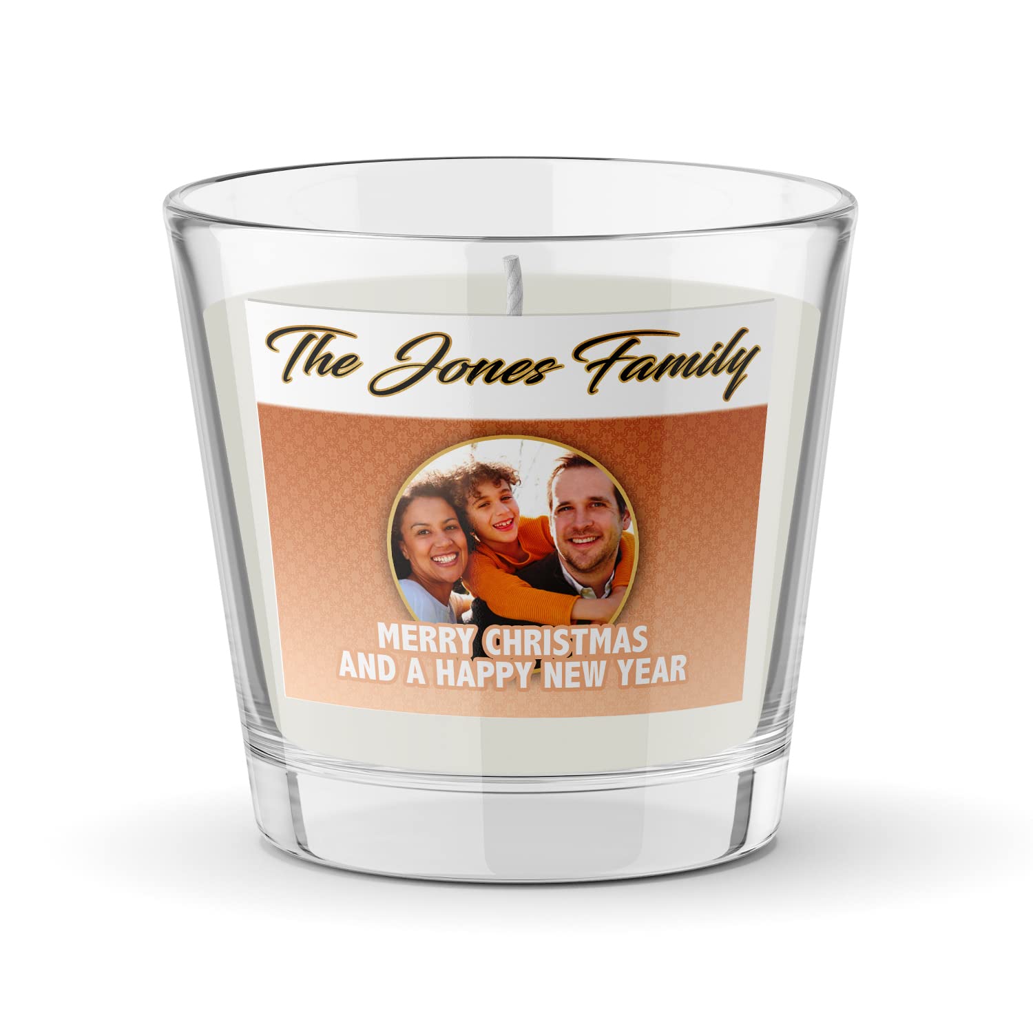 forefrontdesigns Personalised Candle Label – Customised Sticker or Candle Option, Engagement Gift & Personalised Gift for Women