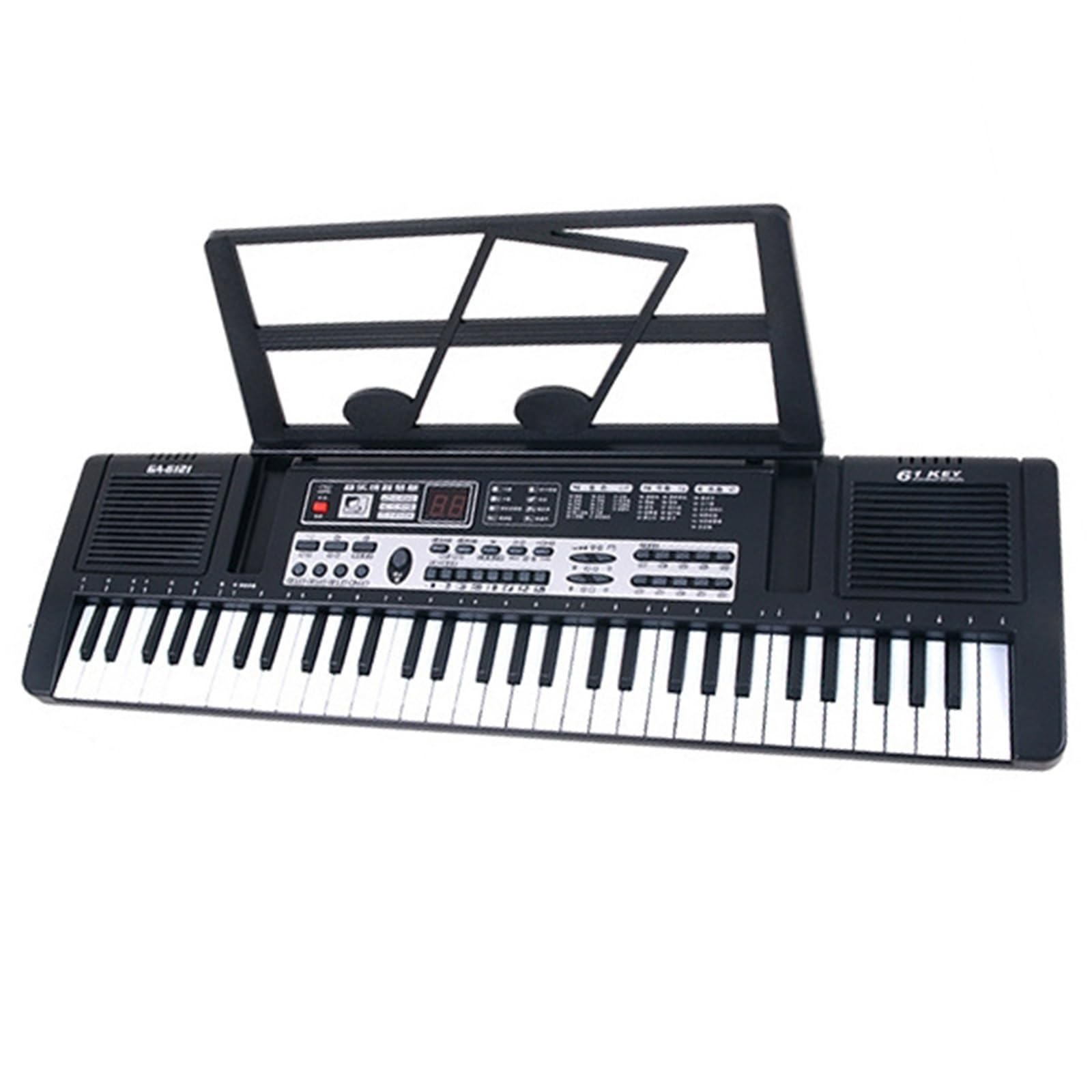 Pianino Elektroniczne Profesjonalne Pianino Elektroniczne Z 61 Klawiszami Przenośnym Wyświetlaczem Cyfrowym I Podwójnym Trybem Zasilania