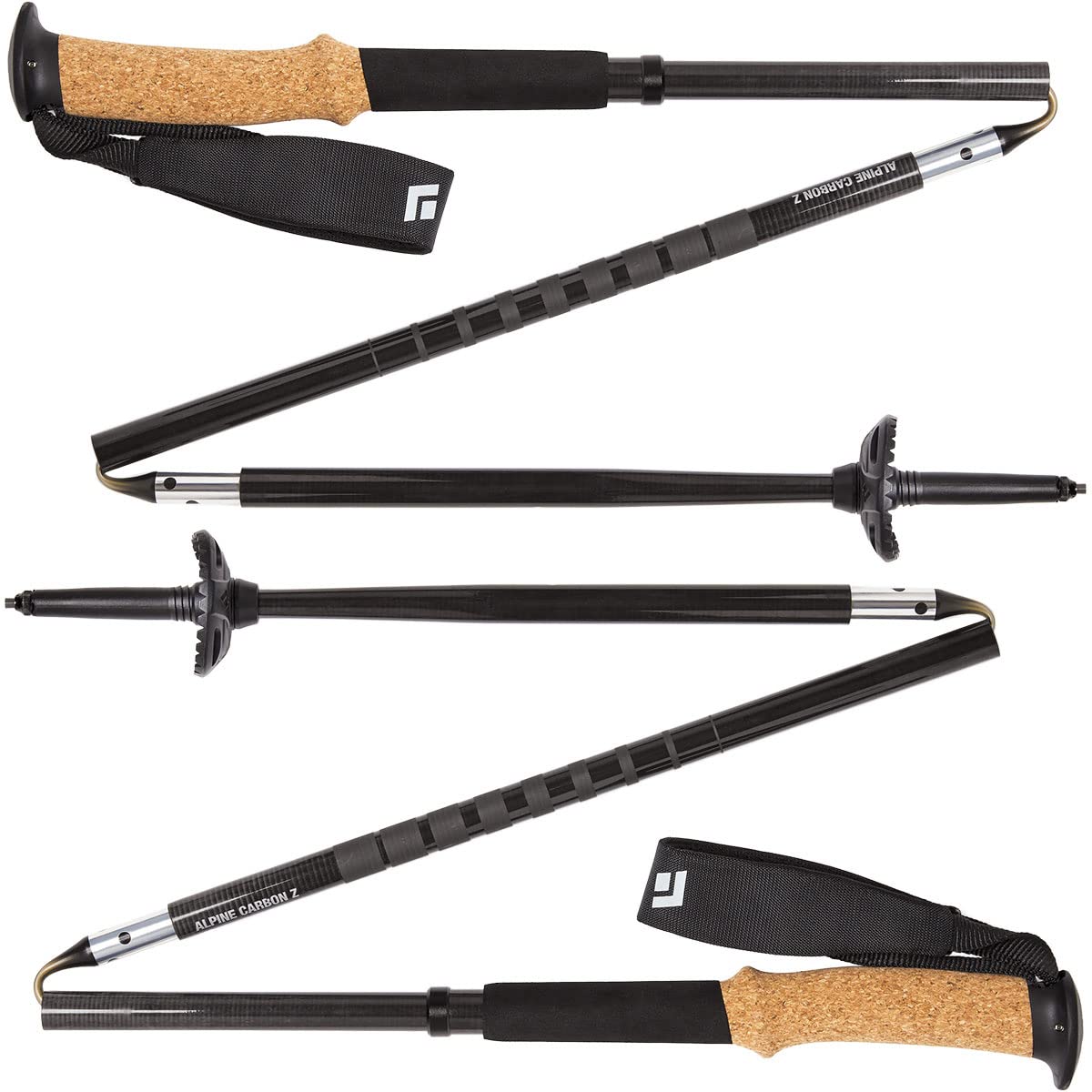 Amazon | BLACK DIAMOND ALPINE CARBON Z TREKKING POLES CARBON
