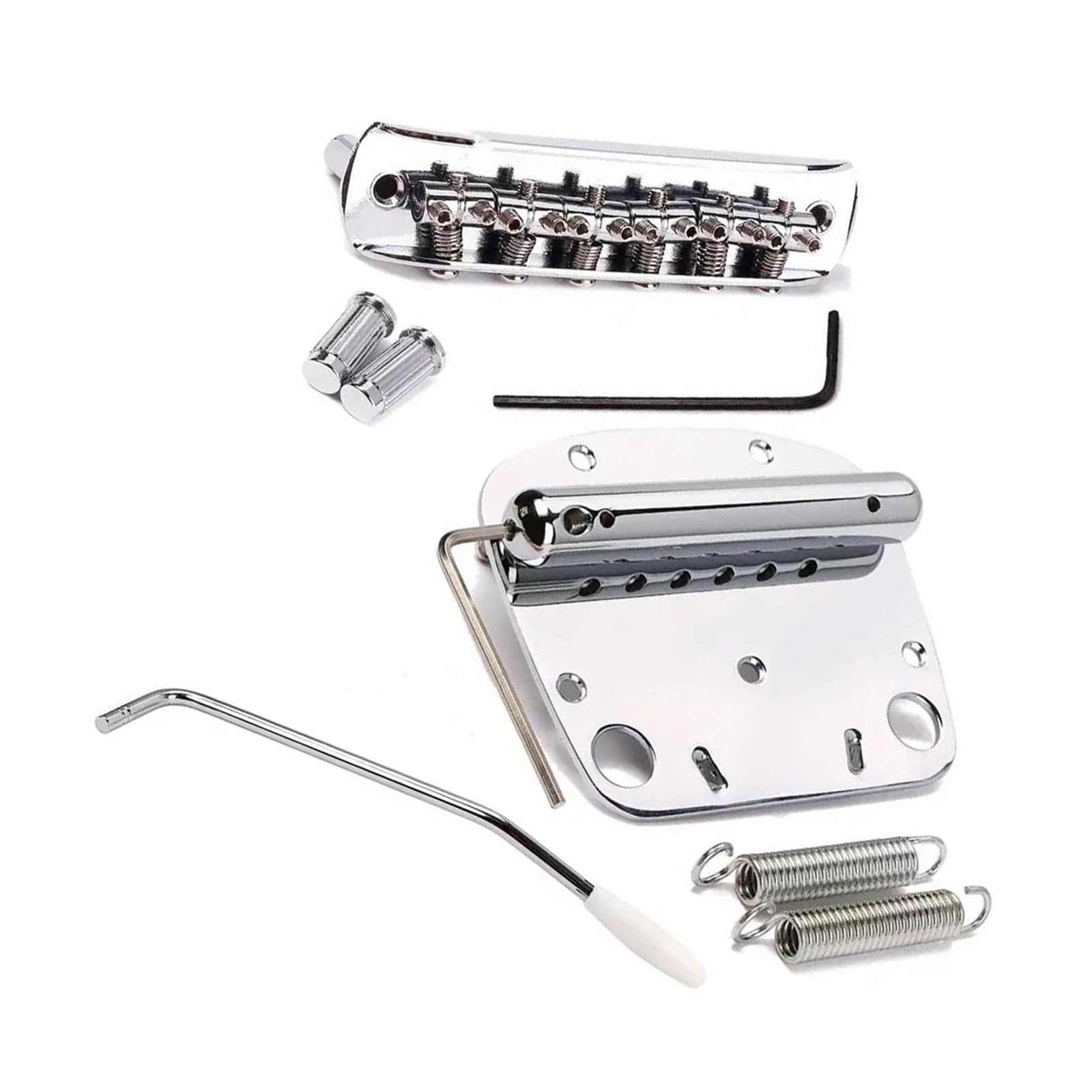 6 Strunowy Mostek Tremolo Do Gitary I Zestaw Końcówek Odpowiedni Do Części Zamiennych Do Instrumentów Mostek Gitarowy