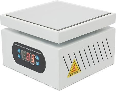 Electric Soldering Hot Plate,500W 110V Soldering Station Hot Plate with Microcomputer Chip 0-400C Tem Adjustable Preheating Welder Hot Plate Microcomputer Electric Hot Plate,150x150MM