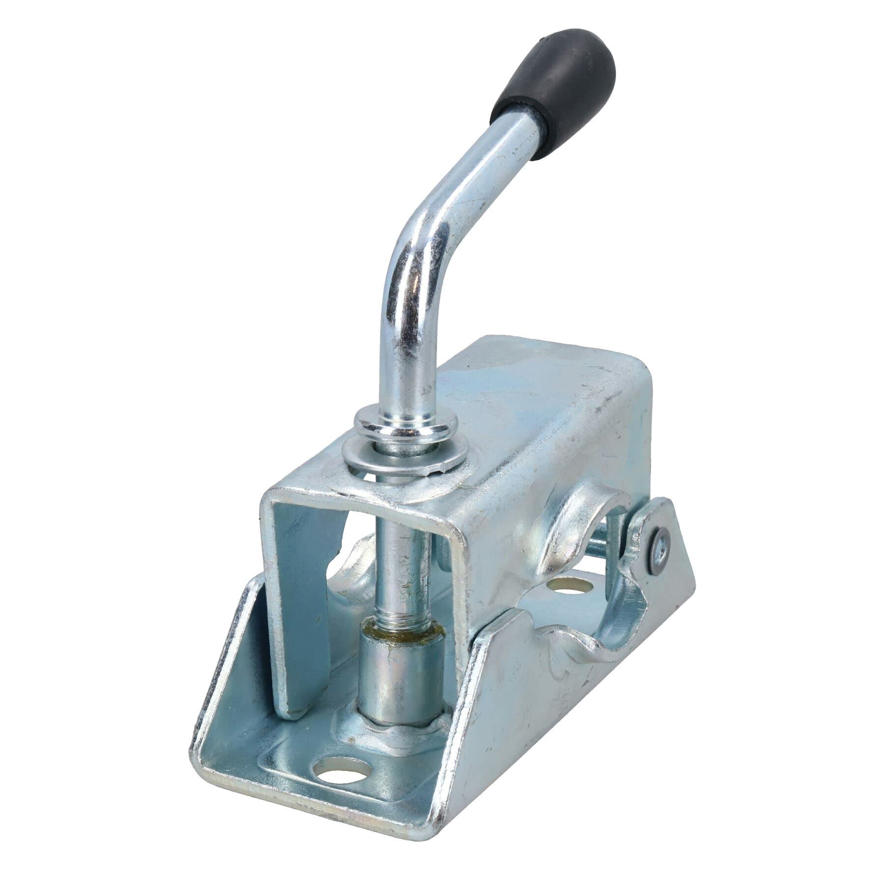 AB Tools Stützrad, 42 mm, für Anhänger, Wohnwagen, 200 mm, Stahl-Zentrierrad + Split-Klemme