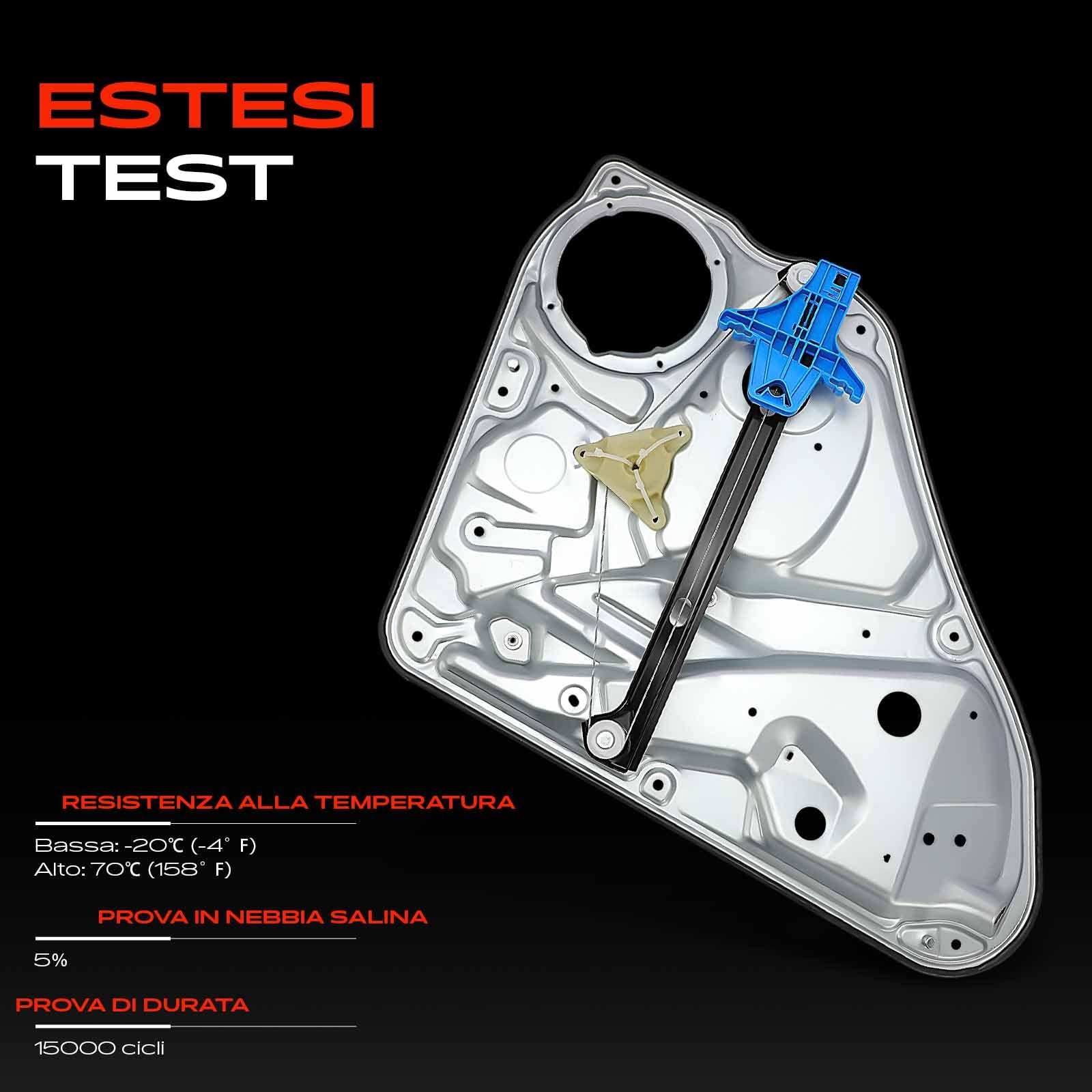 Frankberg Alzacristallo Meccanismo alzacristallo Elettrico senza Motore Posteriore destro Con Piastra 4/5-Porte Compatibile con P.a.s.s.a.t 3B5 3B2 3U4 3B5 Replace# 3U5839462
