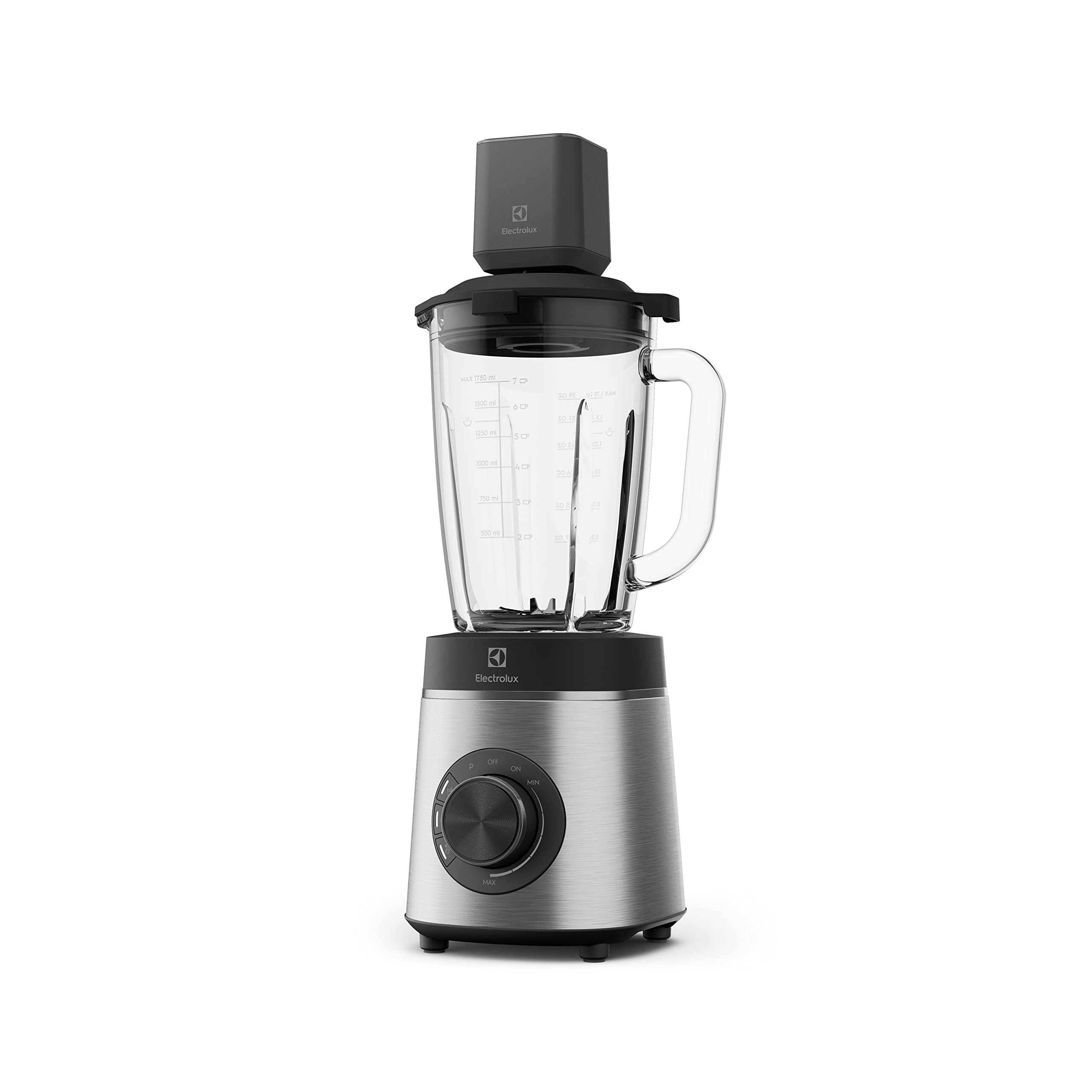 Electrolux Explore 6 Blender E6VB1-8ST, licuadora al vacío, 1400 W, trituradora de hielo, jarra resistente al calor de 1,75 L, velocidad continua, función de pulso, 3 programas, botella para llevar,