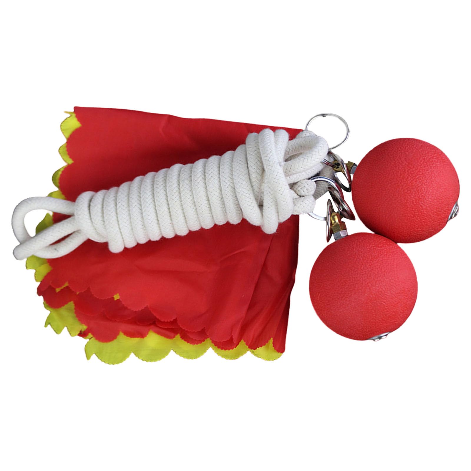 Widerstandsfähiger Meteors Hammer, Ball, Seil, Darted Meteors, Hammer, Gummi, Wurf, Gewicht für Wushu Kunst, Training und Fitness, Seil aus Baumwolle, Krafttraining