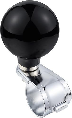 Miniatura 9 de Abfer Manija eléctrica giratoria 8 bolas suicida perilla asistencia de conducción para la mayoría de automóviles, camiones, tractores, barcos,