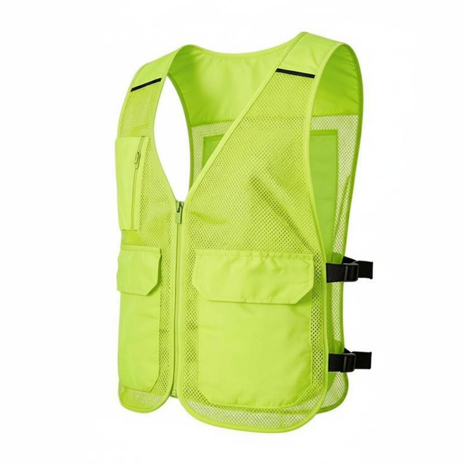 LOOM TREE Summer Cooling Vest Breathable Cooling Garment Temperature Regulation Workwear for Workers, Construction Site, Outdoor Fluorescent Green|Business & Industrial| Facility Maintenance & Safe-picture-56