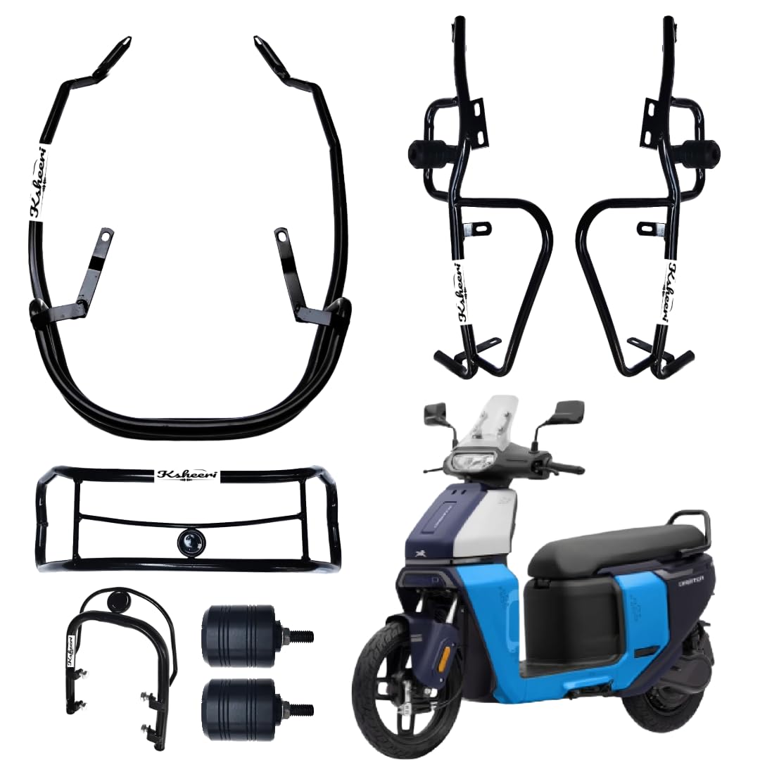 ORBITER CRASH GUARD WITH FRAME SLIDER LAGGUARD FRONT AND REAR CRASH GUARD SUITABLE FOR ORBITER EV SCOOTER (SET OF 1)-image-23