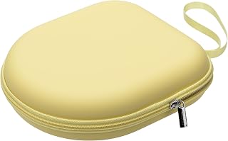 Ginsco Universal Headphone Case Compatible with JBL Tune 510BT 720BT, Sony WH-CH 720N/WH-CH520, with Sony/JBL/Soundcore Life Q20i Q30/BERIBES/TOZO/KVIDIO etc Wireless Headphones (Butter Yellow)