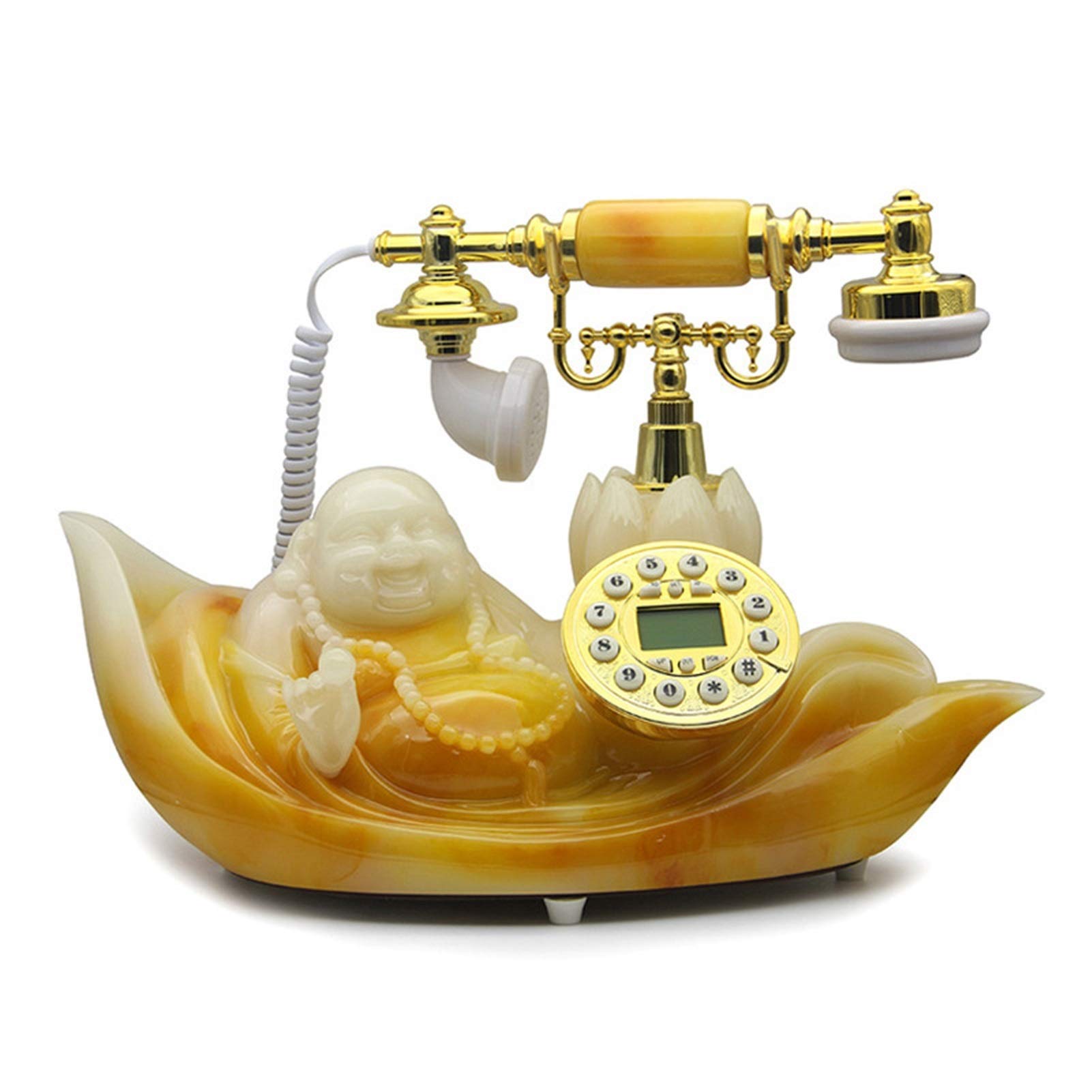 Téléphone fixe classique vintage rétro en résine pour salon et bureau