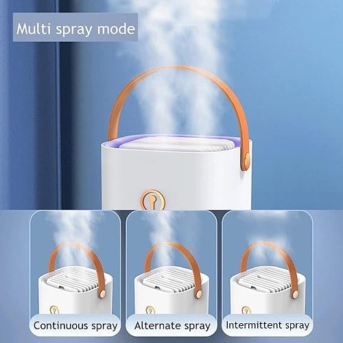 Miniatura 4 de Humidificadores, Doble Boquilla Hogar Humidificador de Aire de Niebla Pesada de Gran Capacidad 111.6 fl oz Mist Maker Atomizador 7 Color LED Luz USB