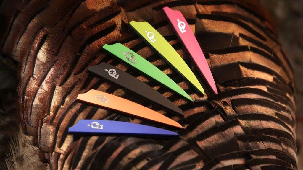 Q2i Fusion X-II Fusion Vanes for Arrow Fletching Fletching Vanes & Feather Fletching for Precision Archery | Lightweight Design Ideal for Target Accuracy and Stability