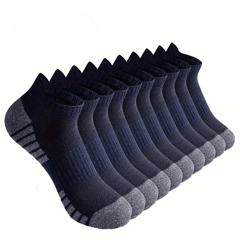 Sports Socks for Men, Breathable and Comfortable, Suitable for Sports and Daily Wear (10 Pairs)4