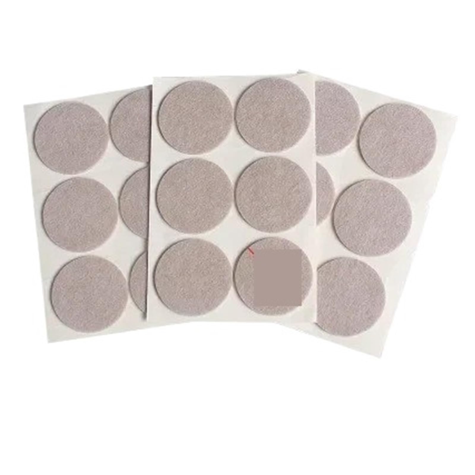 Self Adhesive Floor Protector Pad, Felt Chair Leg Pads 3-5mm Thick Non-Slip Self-Adhesive Mute Floor Scratch(3.0mm-Round-18Pcs)
