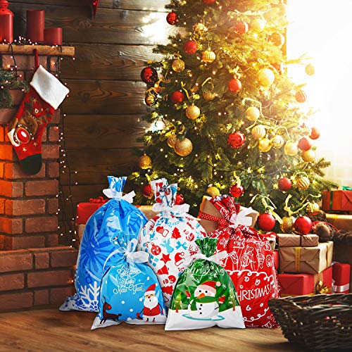 LOVEXIU Sacchetti Regalo Natale 15pcs,Sacchetti