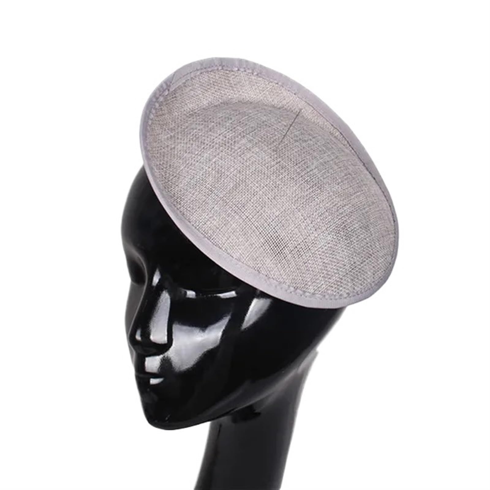 UALXPAO Wedding Hats 20CM Fascinator Bases Imitation Hats Base Women Wedding Party Headwear for Tea Party,Weddings(Grey)