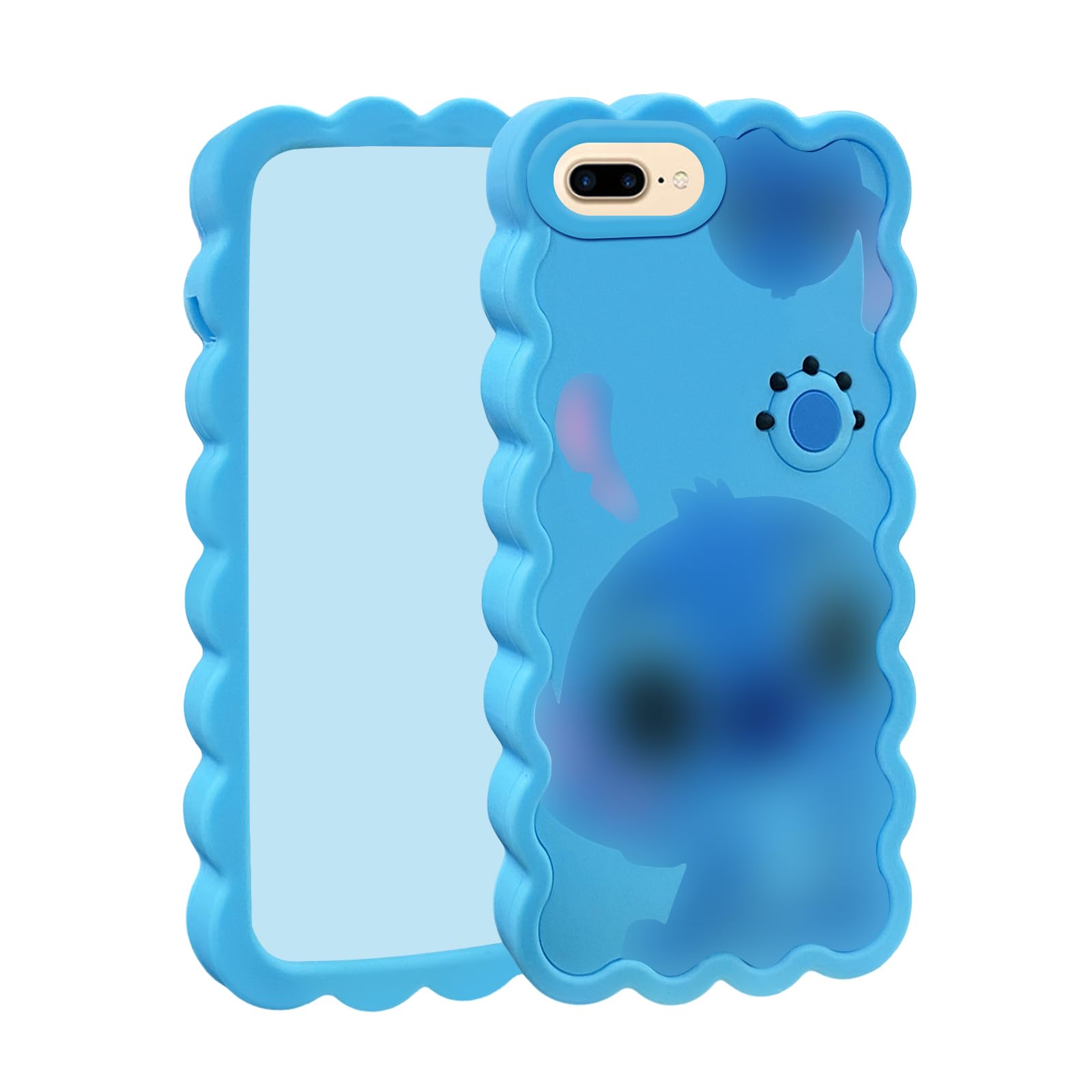 Compatible with iPhone 8 Plus/7 Plus/6S Plus /6 Plus Case, Cute 3D Cartoon Soft Silicone Animal Shockproof Anti-Bump Protector Boys Kids Gifts Cover Housing for iPhone 8 Plus/7 Plus/6 Plus