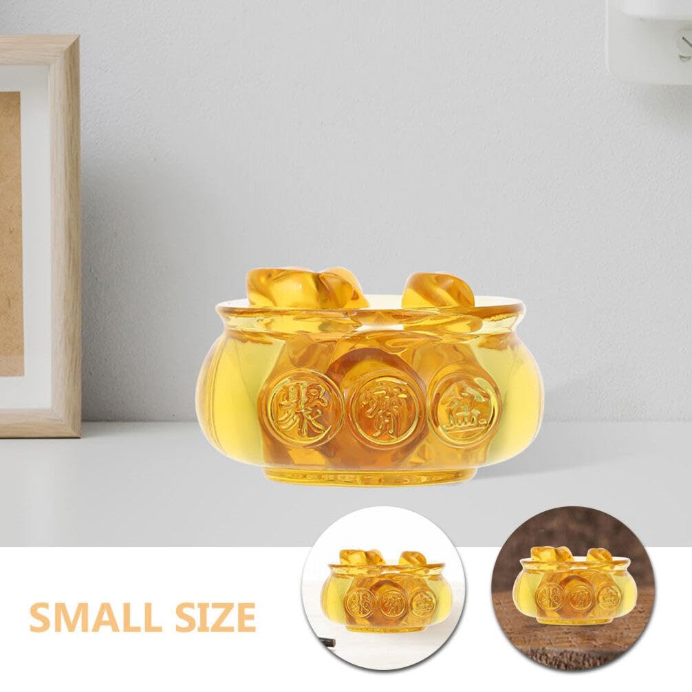Alipis 1set Ciotola Di Abbondanza Feng Shui Decorazione Per Ufficio e Casa Di Prosperità Per Capodanno Cinese Adornamento Multifunzionale Per Tavolo