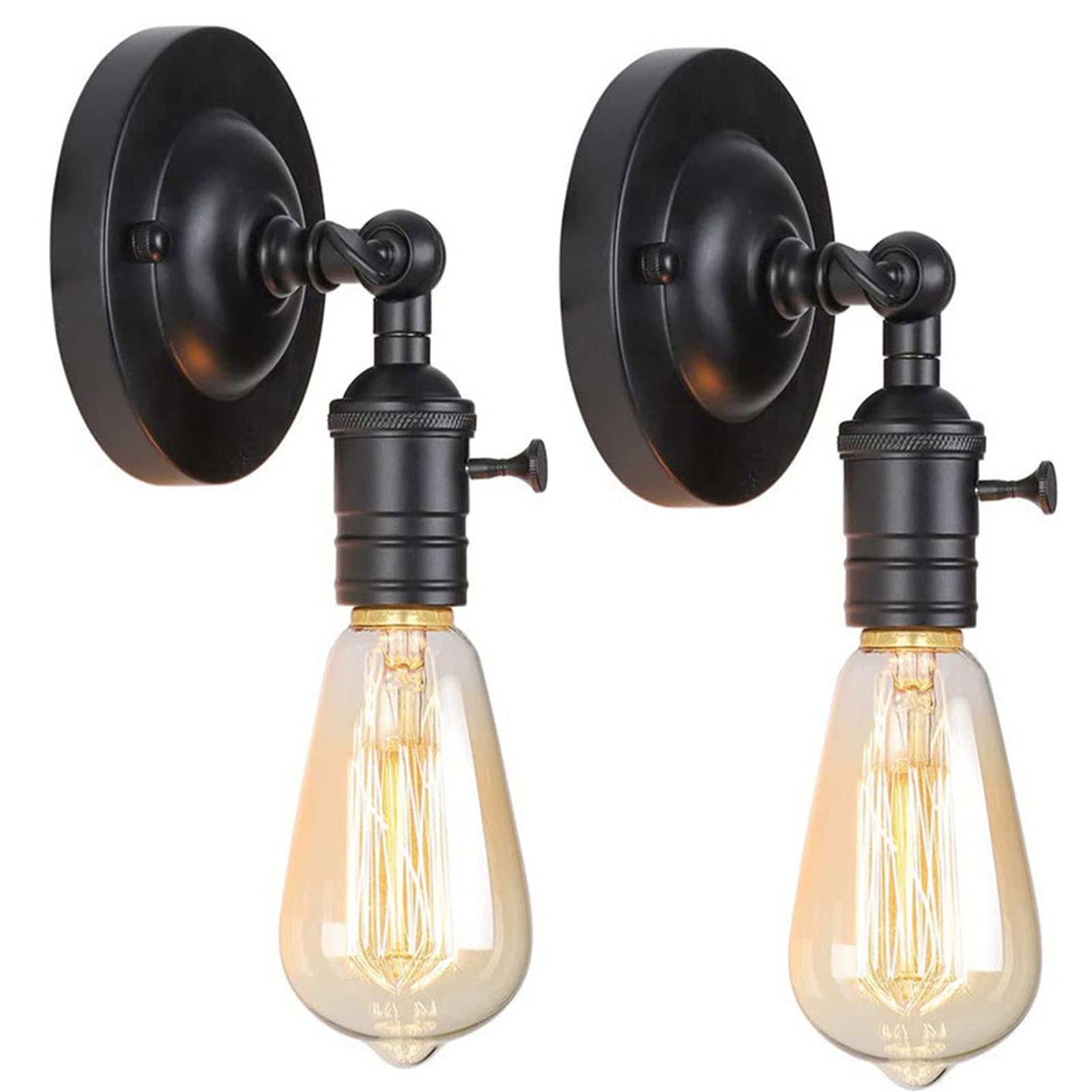 Apliques de pared regulables 180° focos industriales orientables