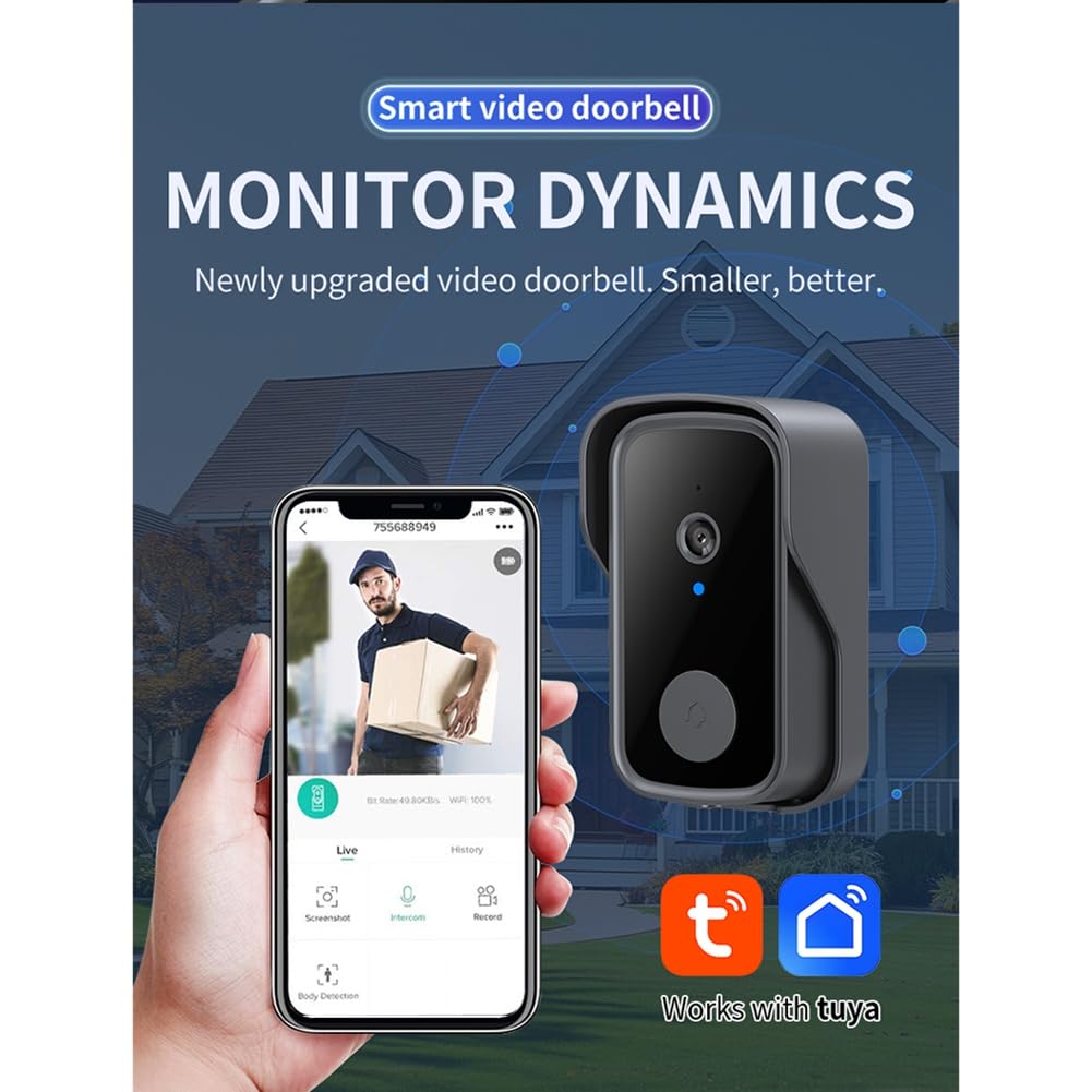 Sonnette Longue autonomie Vidéo WiFi
