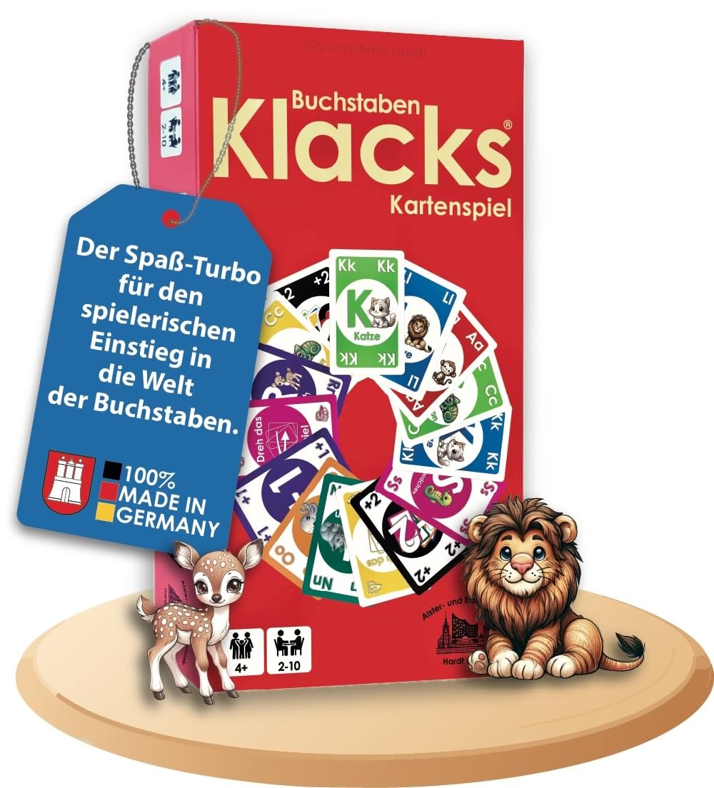 Alster- und ElbHarmonie Buchstaben Klacks, Pädagogisches ABC Lernspiel ab 4 Jahren