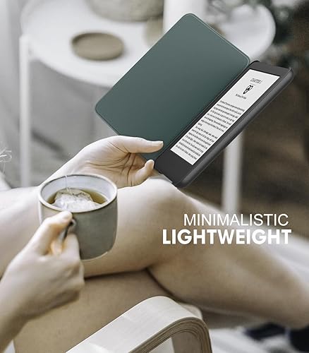 Miniatura 7 de MoKo Funda para lector electrónico de 6 pulgadas de 11 generación 2024 y 2022, apagado y encendido automático, cubierta inteligente de poliuretano