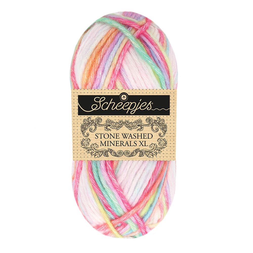 Scheepjes - Scheepjes Stone Washed XL Minerals 906 Opal Ocean (75m) Soft Yarn - 1x50g