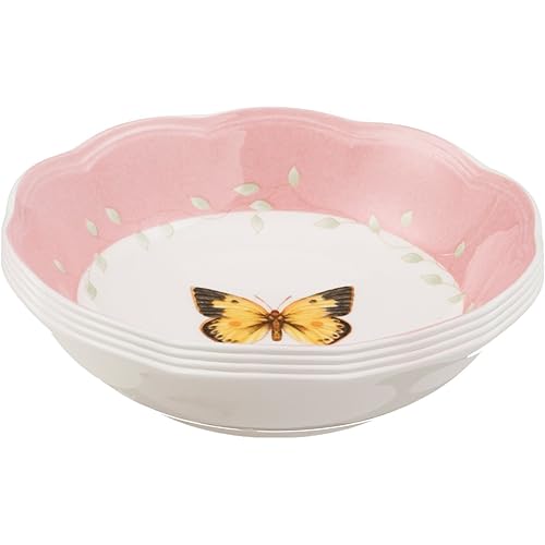 Lenox 806739 Butterfly Meadow 4-Piece Dessert Bowl Set
