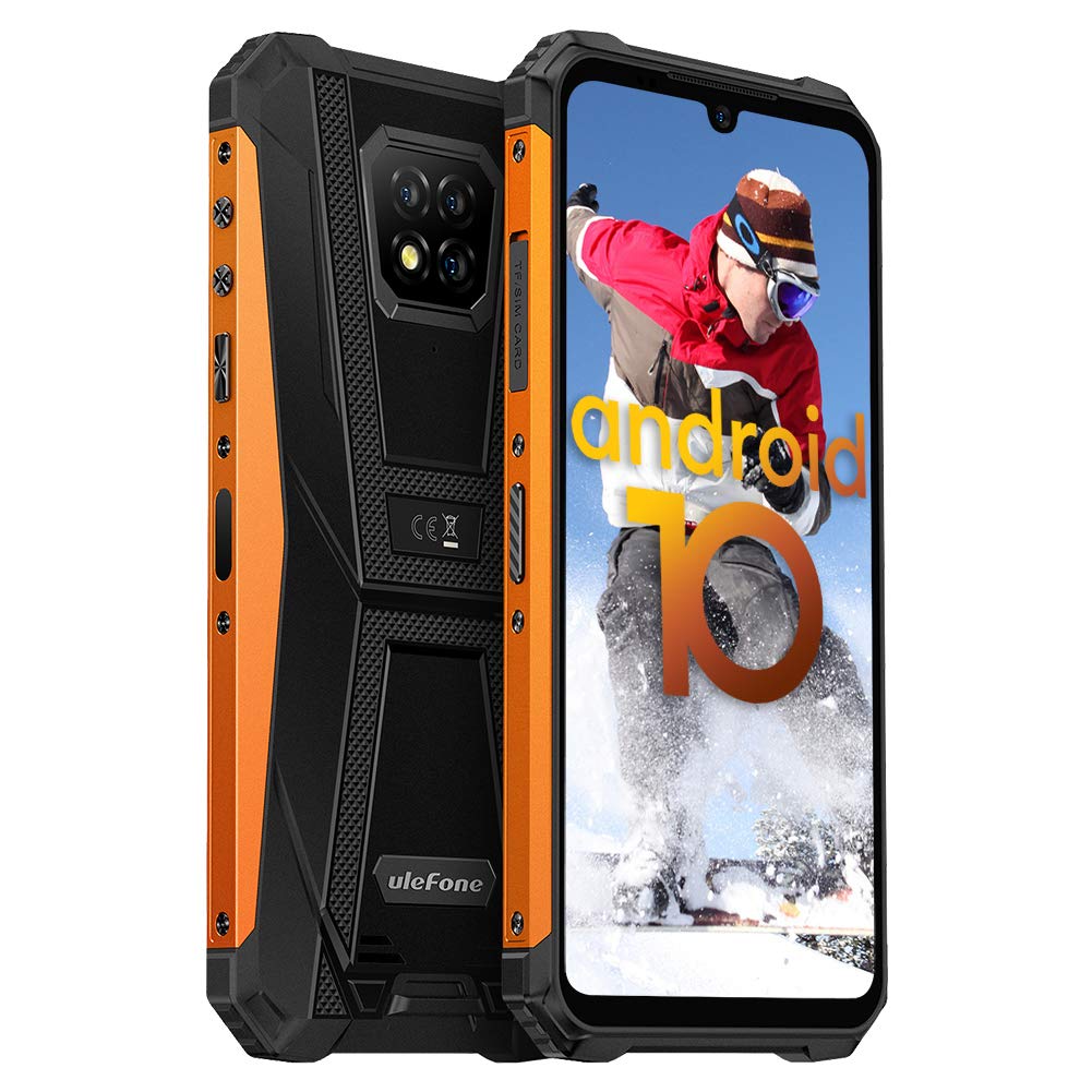 Rugged Phones Unlocked, Ulefone Armor 8 4G LTE Dual SIM, Octa-core 4GB+64GB, 16MP Triple Camera, And