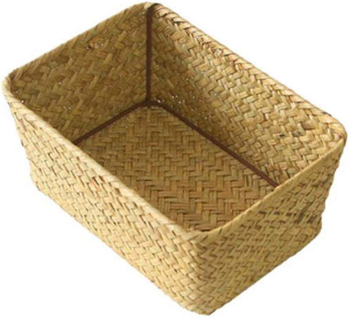 Yyq Shop 収納バスケット かご パンかご 麦わら おしゃれ 収納かご 手編み 小物入れ バスケット フルーツ 果物入れ 雑貨収納 ファッション通販