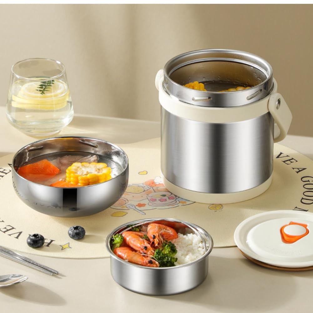 Contenitore alimentare a doppio strato isolato sottovuoto