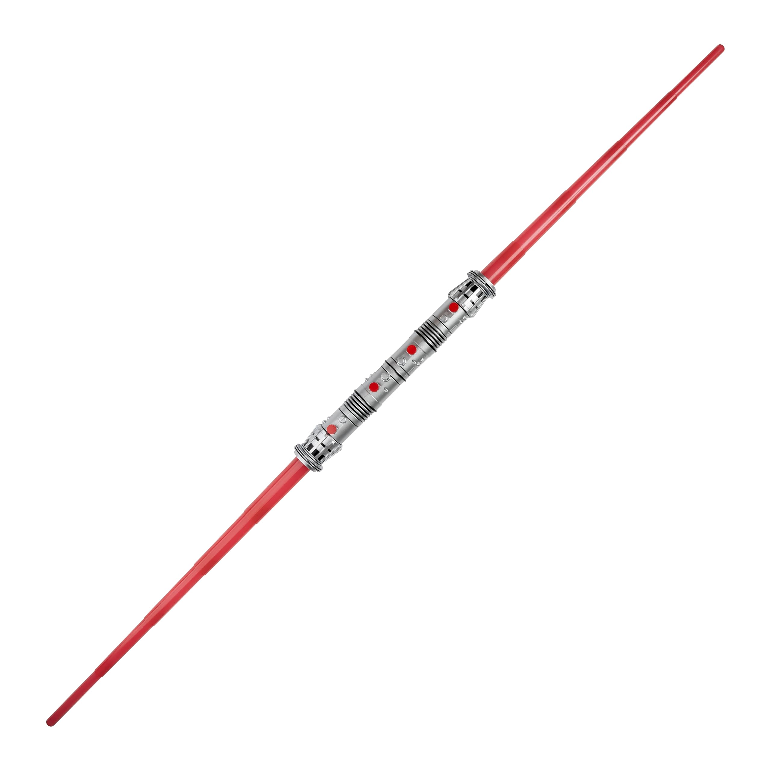Star Wars Darth Maul Official Halloween Costume Accessory - Light-Up Retractable Plastic Double Saber