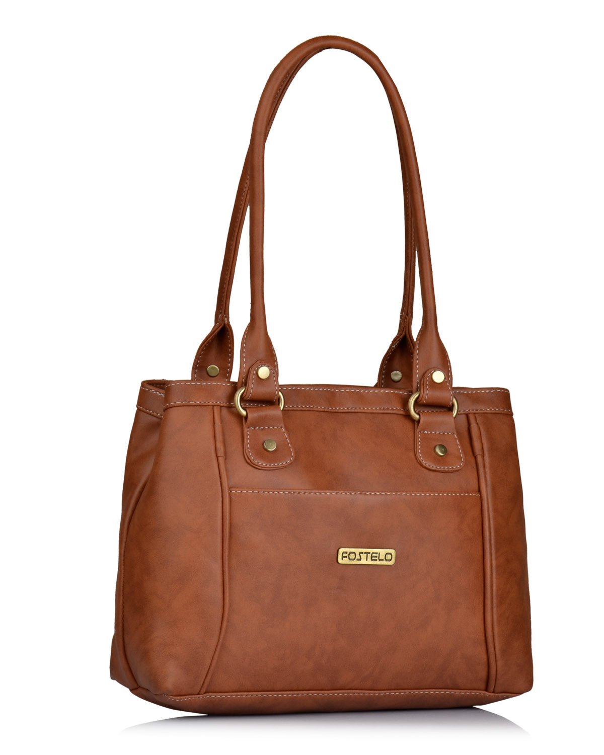 Women's Vegan Leather Hynes Handbag Shoulder Hobo Bag Ladies Purse (Medium)