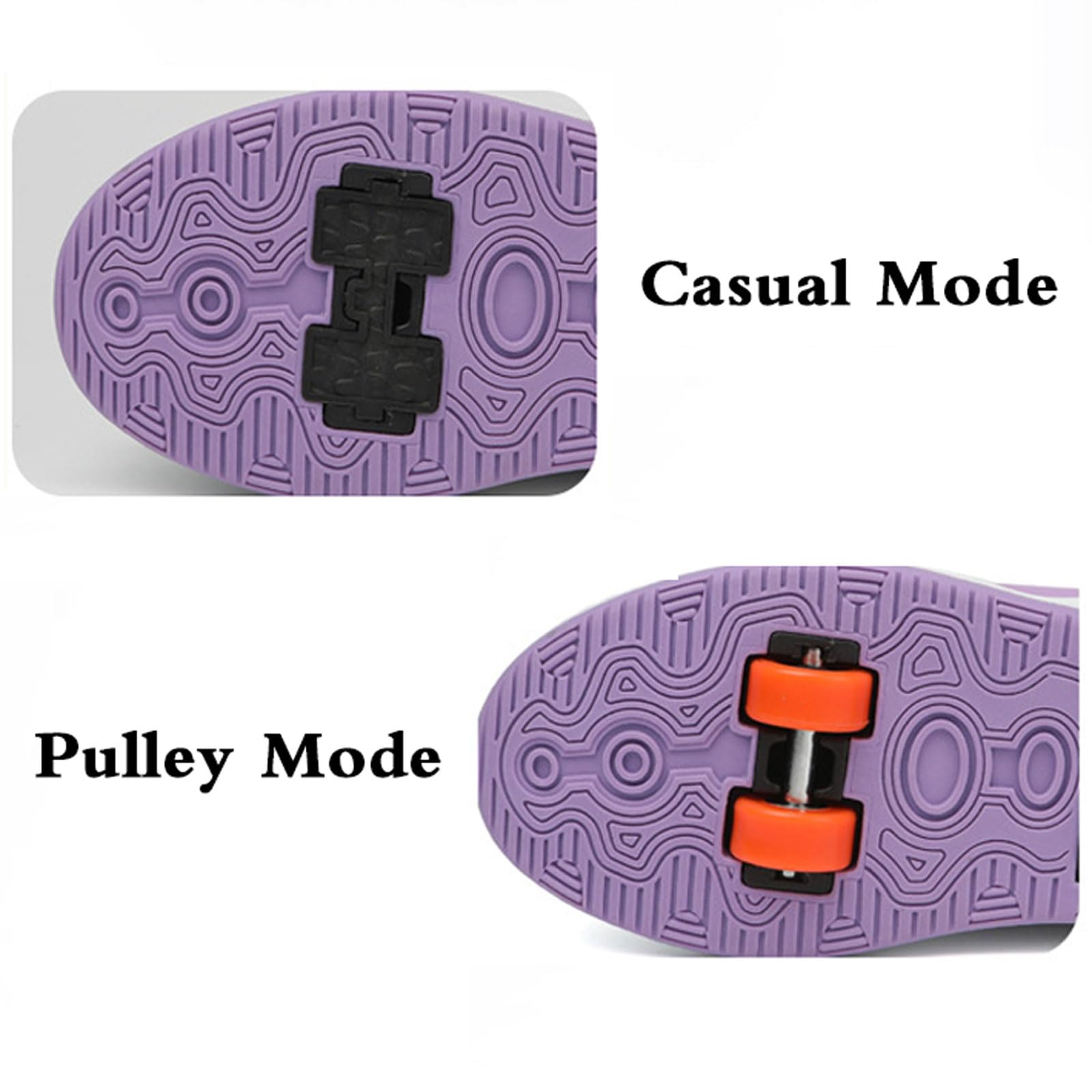 Zapatillas Deportivas con Ruedas para niños,2 en 1 Zapatillas con Ruedas,Zapatillas de Skateboarding Niñas Niños,Retráctil,Comodidad,para Regalos de cumpleaños y Navidad