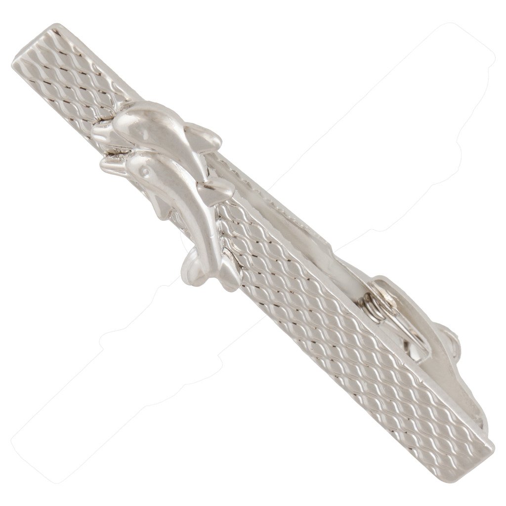 Dolphin Shaped TIEPIN for Men Silver in A Gift Box TSHOSILTIEPIN699-image-47