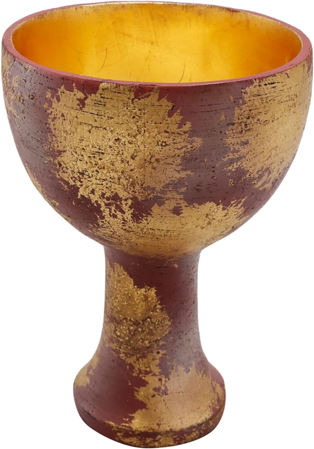 Indiana Jones Holy Grail Cup Golden Chalice 1:1 Resin Replica Movie Halloween Cosplay Prop Sculpture Decor Merchandise 5.5 Inches (B)