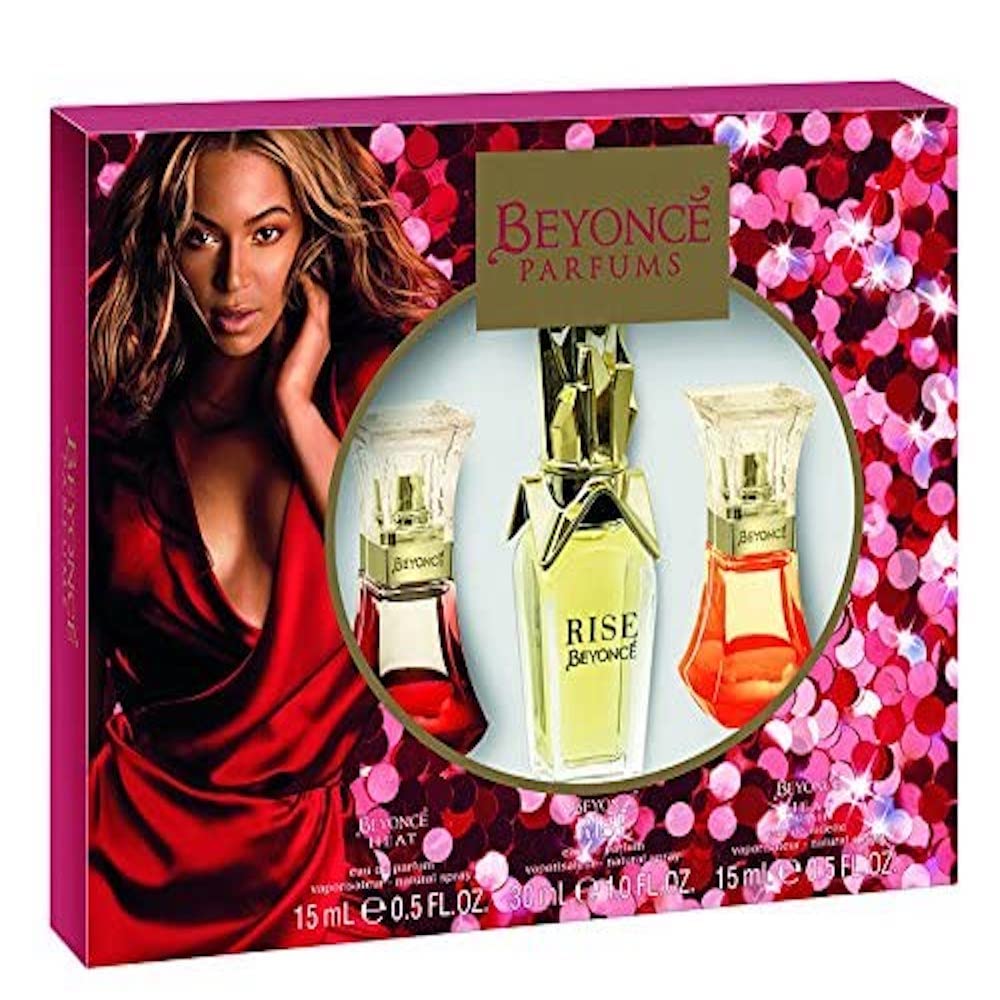Beyonce Heat Eu De Parfum 15 ml + Rise Eu De Parfum 30 ml + Heat Rush Eu De Toilette 15 ml Set