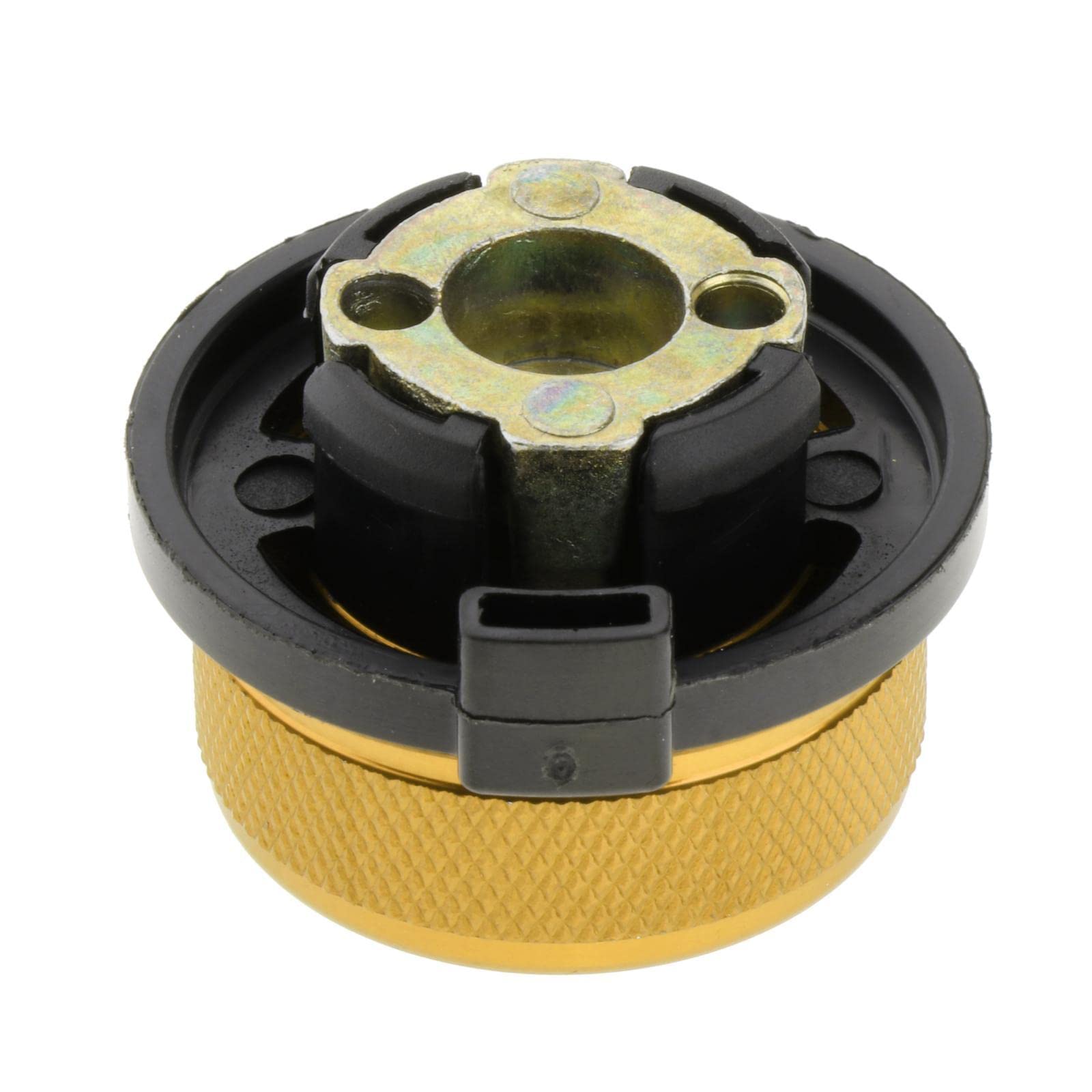 RNXRZANK 2xCamping Gas Adapter Convert Canister for Long Tank Gold