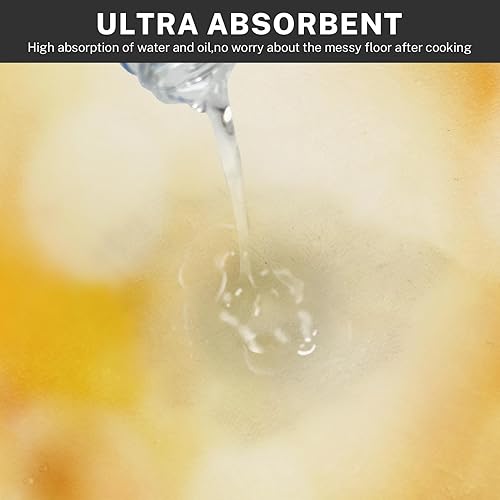 Miniatura 4 de ArtSocket Juego de 2 alfombras y tapetes de cocina de otoño, antideslizantes, lavables, diseño de hojas de arce otoñales, tapetes de cocina naranjas